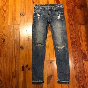 H&M Skinny Ripped Jeans